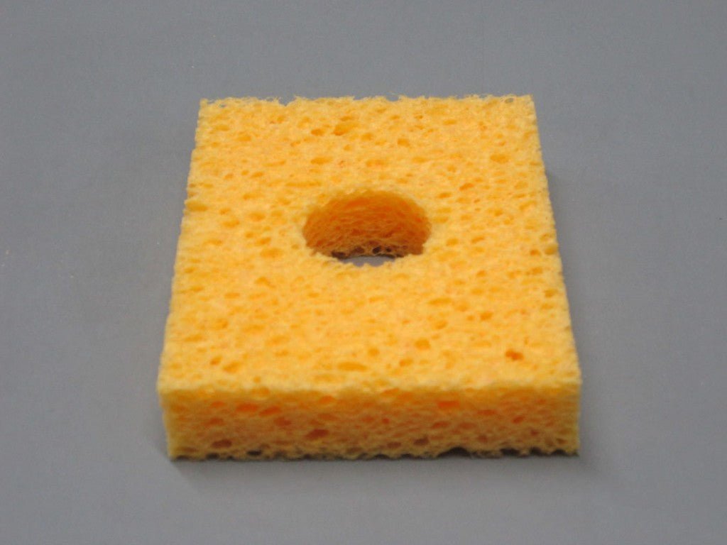 SIR Sponge S21 - P10, Soldering Sponge, 2.5" x 3.25" x 5/8" w/ Hole, Pack fo 10, MOQ: 4 Packs MTESolutions