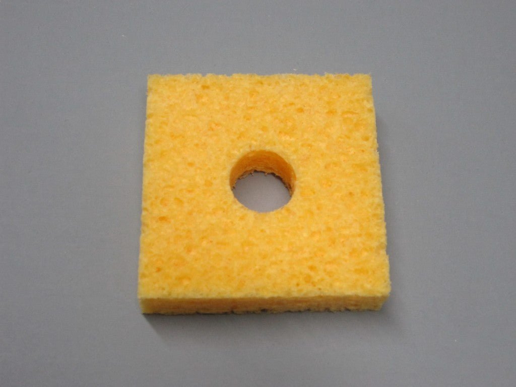 SIR Sponge S22 - P10, Soldering Sponge, 2.2" x 2.2" x 5/8" w/ Hole, Pack fo 10, MOQ: 5 Packs MTESolutions