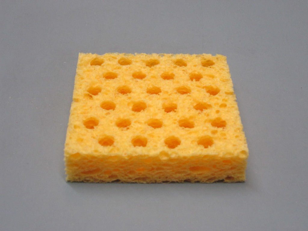 SIR Sponge S2MH - P10, Multi Hole Tip Cleaning Sponge, 2.6" x 2.6" x 5/8", Pack of 10, MOQ: 5 Packs MTESolutions