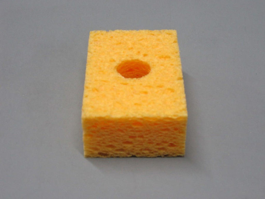 SIR Sponge S30 - P10, Soldering Sponge, 1.7" x 2.7" x 1" w/ Hole, Pack of 10, MOQ: 5 Packs MTESolutions