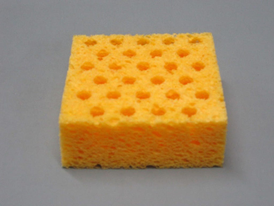 SIR Sponge S35MH - P10, Soldering Sponge, 2.6" x 2.6" x 1" Multi Hole, Pack of 10, MOQ: 4 Packs MTESolutions