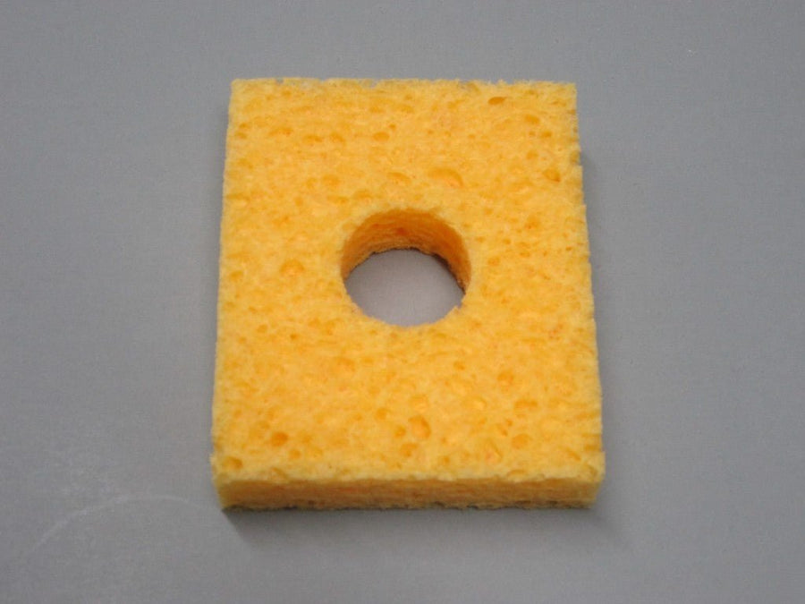 SIR Sponge S7 - P10, Soldering Sponge, 2.1" x 2.5" x 5/8" w/ Hole, Pack of 10, MOQ: 5 Packs MTESolutions