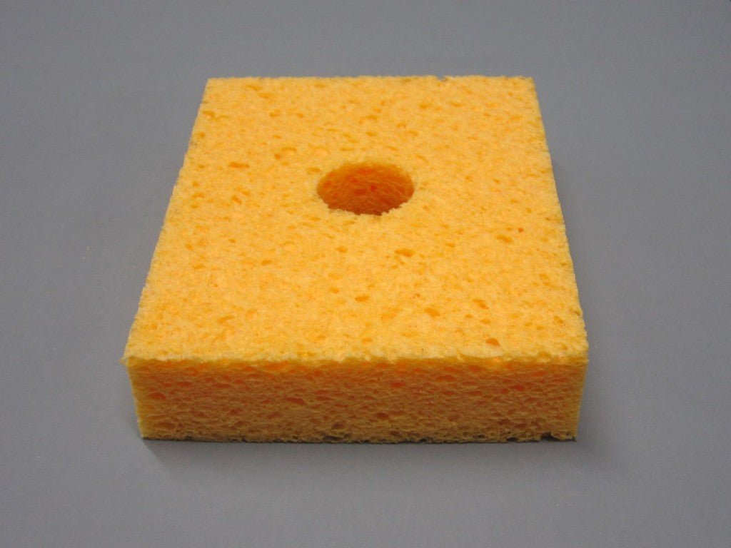 SIR Sponge S9 - P10, Soldering Sponge, 3.4" x 4.4" x 1" w/ Hole, Pack of 10, MOQ: 3 Packs MTESolutions