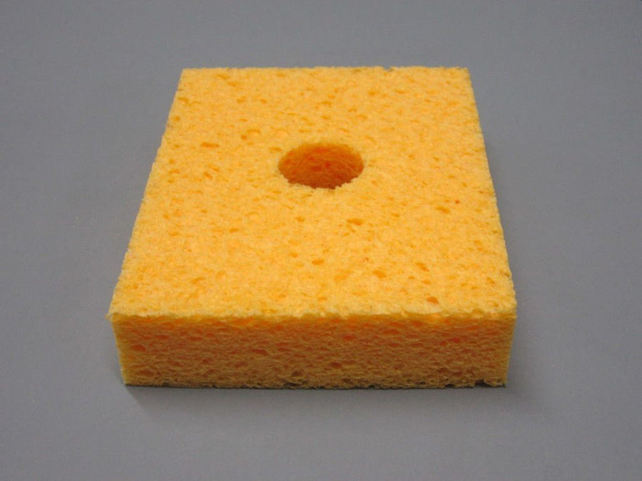 SIR Sponge S9 - P10, Soldering Sponge, 3.4" x 4.4" x 1" w/ Hole, Pack of 10, MOQ: 3 Packs MTESolutions