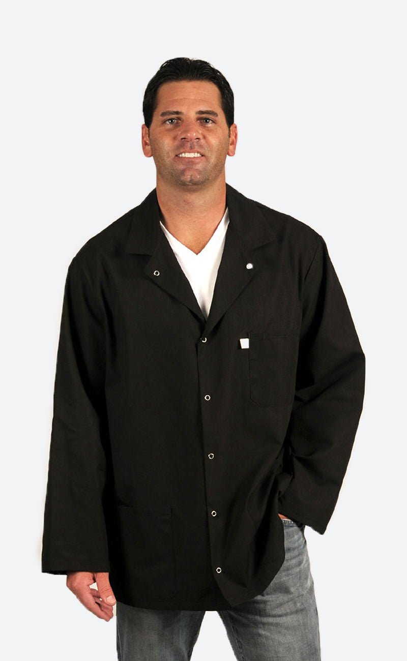 Tech Wear 361ACK - M Smock - Nylostat Fabric - Jacket - 3 Pocket Color = Black, Medium MTESolutions