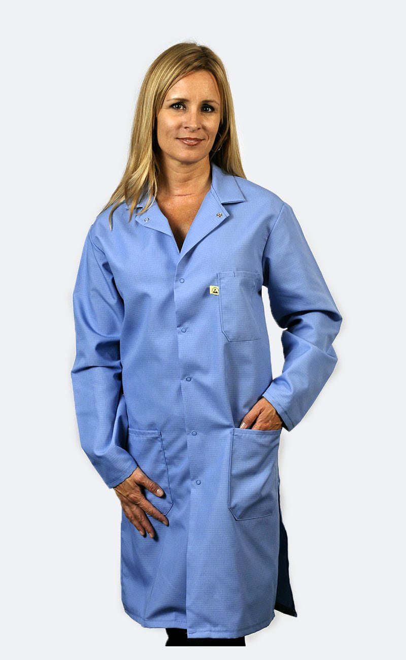 Tech Wear 371ACB - S Smock - Nylostat Fabric - Jacket - 3 Pocket Color = Nasa Blue, Small MTESolutions