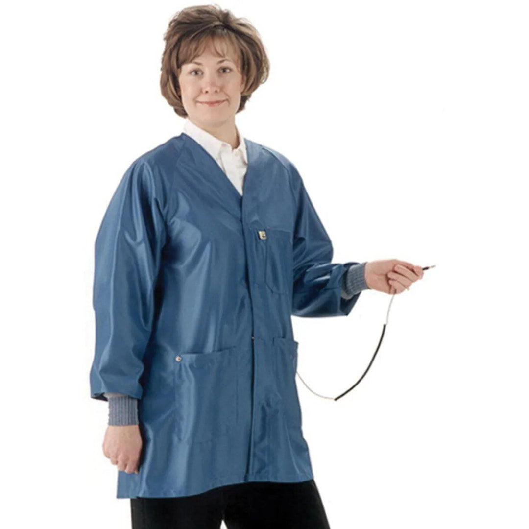 Tech Wear HIJ - 43C - XS Smock - Hallmark IVX - 400 - Jacket - 3 Pocket Color = Blue, XS, Knitted Cuffs MTESolutions
