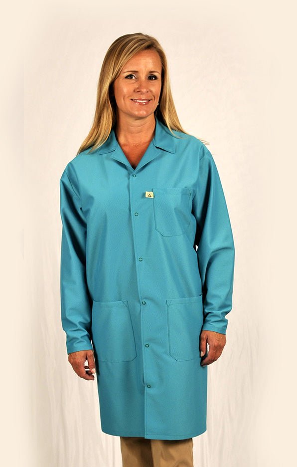 Tech Wear LIC - 83C - M Smock - IVX - 400 Fabric - Jacket - 3 Pocket Color = Teal, Medium, Knitted Cuffs MTESolutions
