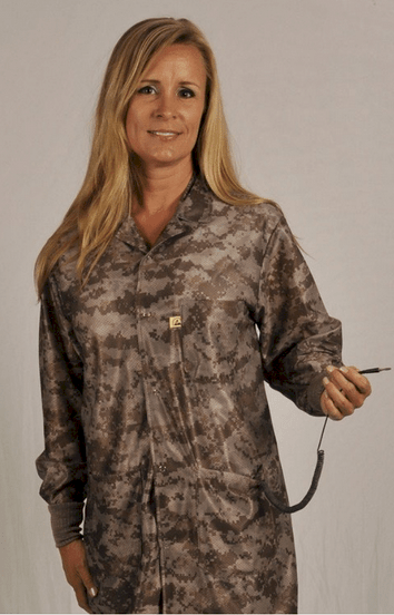 Tech Wear LOC - D3KEY - 3XL Smock - Traditional OFX - 100 - Lab Coat - 3 Pocket Color = Digi - camo, 3XL, With Key MTESolutions