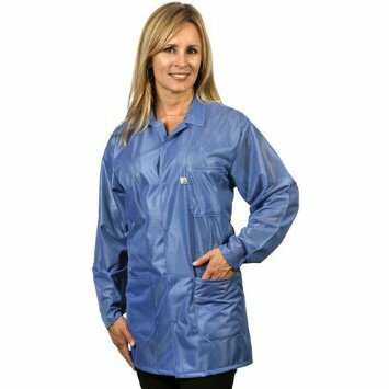 Tech Wear Loj - 23 Smock - Traditional Ofx - 100 - Jacket - 3 Pocket Color = Blue MTESolutions