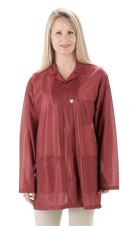 Tech Wear LOJ - 33KEY - XS Smock - Traditional OFX - 100 - Jacket - 3 Pocket Color = Burgundy, XS, With Key MTESolutions