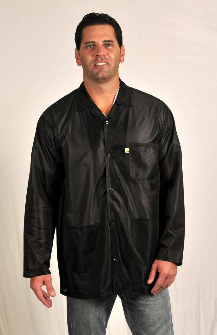 Tech Wear LOJ - 93C - 2XL Smock - Traditional OFX - 100 - Jacket - 3 Pocket Color = Black, 2XL, Knitted Cuffs MTESolutions