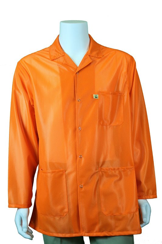 Tech Wear LOJ - HVO3KEY - 5XL Smock - Traditional OFX - 100 - Jacket - 3 Pocket Color = Hi - Vis Orange, 5XL, With Key MTESolutions