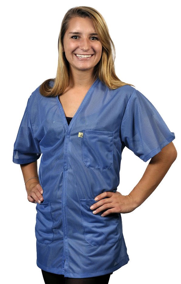 Tech Wear VOJ - 23SS - L Smock - Traditional OFX - 100 - Jacket - 3 Pocket Color = Blue, Large, Short Sleeve MTESolutions
