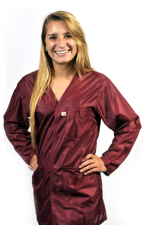 Tech Wear VOJ - 33C - XS Smock - Traditional OFX - 100 - Jacket - 3 Pocket Color = Burgundy, XS, Knitted Cuffs MTESolutions