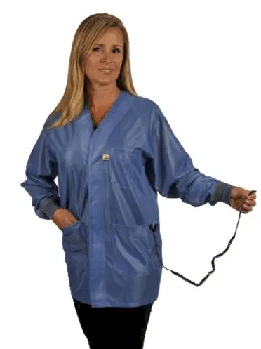 Tech Wear X2 - HOJ - 23C - XL Smock - Hallmark OFX - 100 - Jacket - 3 Pocket Color = Blue, XL, Knitted Cuffs MTESolutions