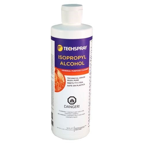 Techspray 1608 - P 70% Isopropyl Alcohol - 1 Pint / 12 Pints per Case MTESolutions
