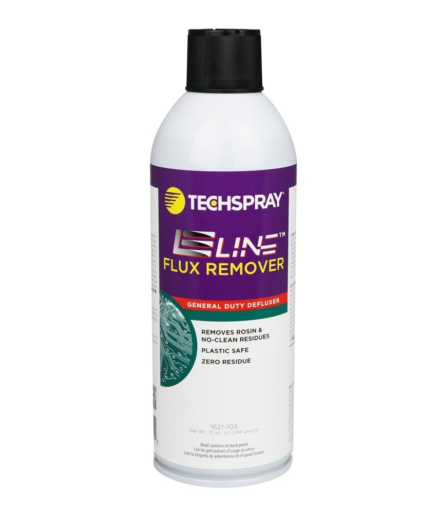 Techspray 1621 - 10S, E - LINE Flux Remover, 10oz Aerosol MTESolutions