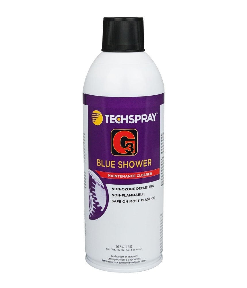 Techspray 1630 - 16S, G3 Blue Shower, 16oz Aerosol MTESolutions