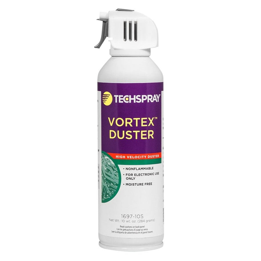 Techspray 1697 - 10S Vortex Air Duster - 10oz aerosol, 12 per case MTESolutions