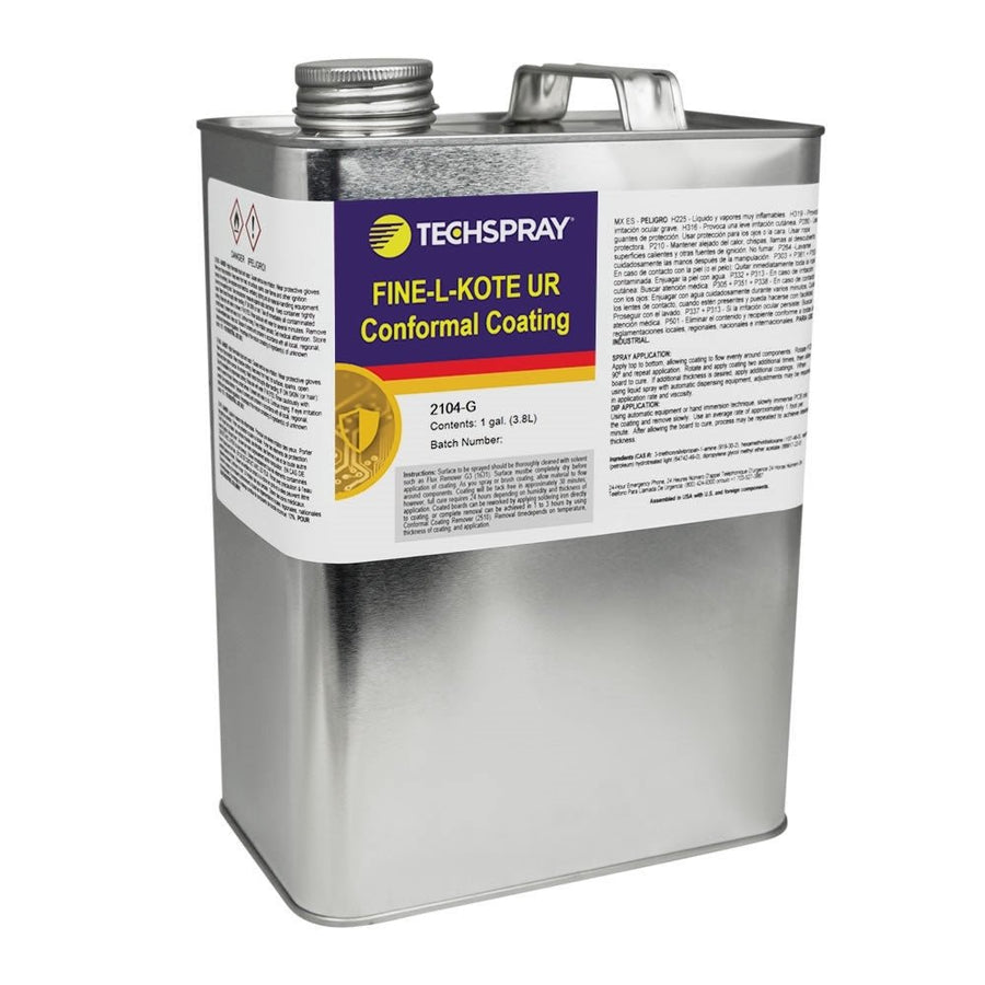Techspray 2104 - G Fine - L - Kote Urethane Conformal Coating - 1 gal liquid MTESolutions