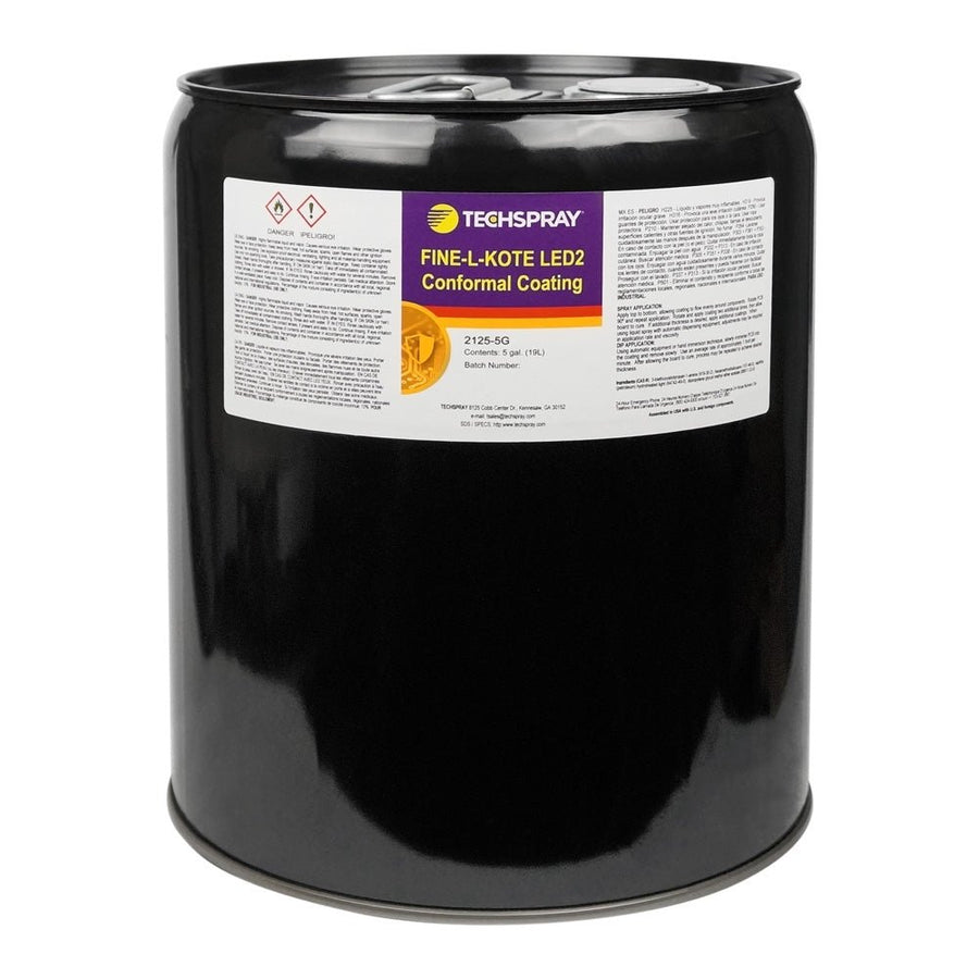 Techspray 2125 - 5G Fine - L - Kote LED2 Conformal Coating - 5 Gal MTESolutions