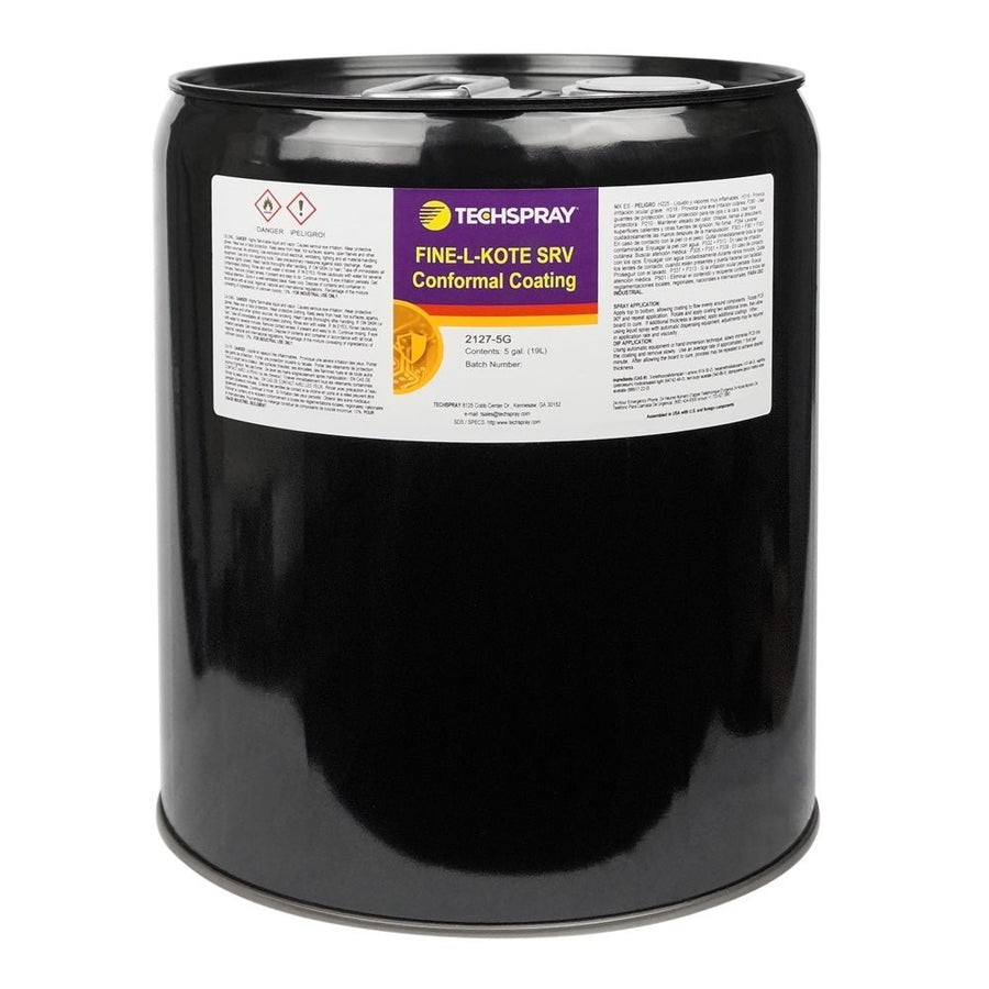 Techspray 2127 - 5G Conformal Coating, Silicone, Standard Viscosity - 5 gal liquid MTESolutions
