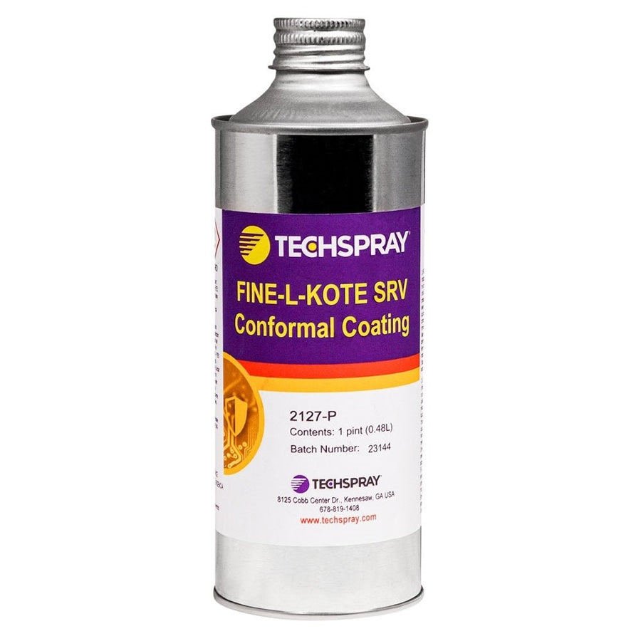 Techspray 2127 - P Conformal Coating, Silicone, Standard Viscosity - 1 pint liquid / 2 per case MTESolutions