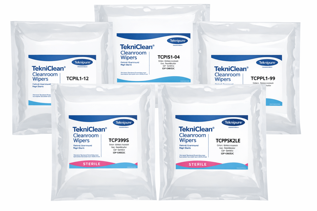 Teknipure TC1PU1 - 12B TekniClean Polyester Knit Wiper, Standard Weight, 12 in X 12 in, Case of 1000 MTESolutions