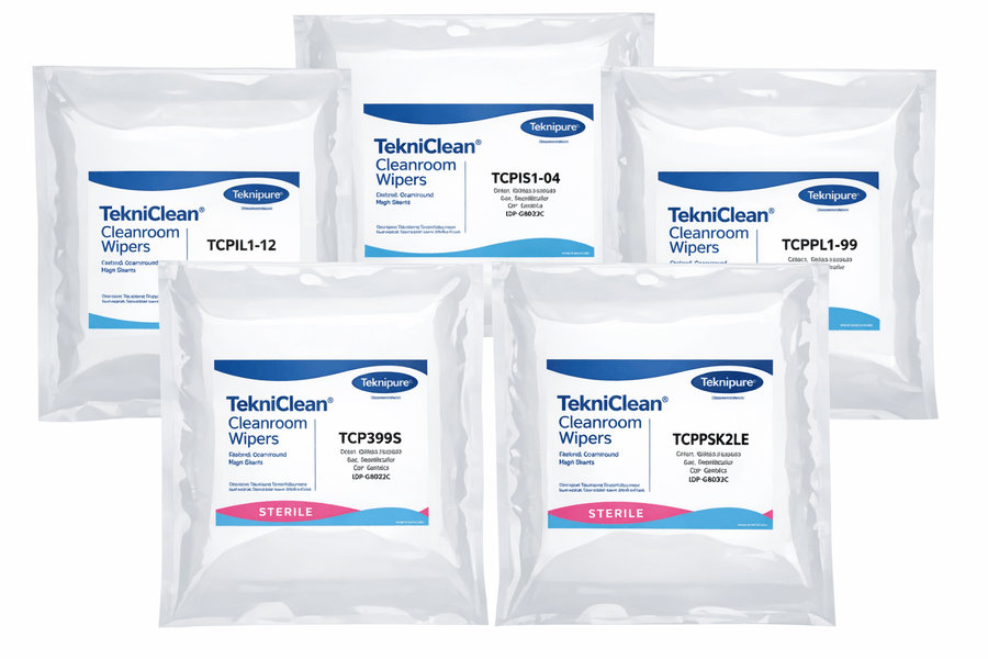 Teknipure TC1PU1 - 12B TekniClean Polyester Knit Wiper, Standard Weight, 12 in X 12 in, Case of 1000 MTESolutions