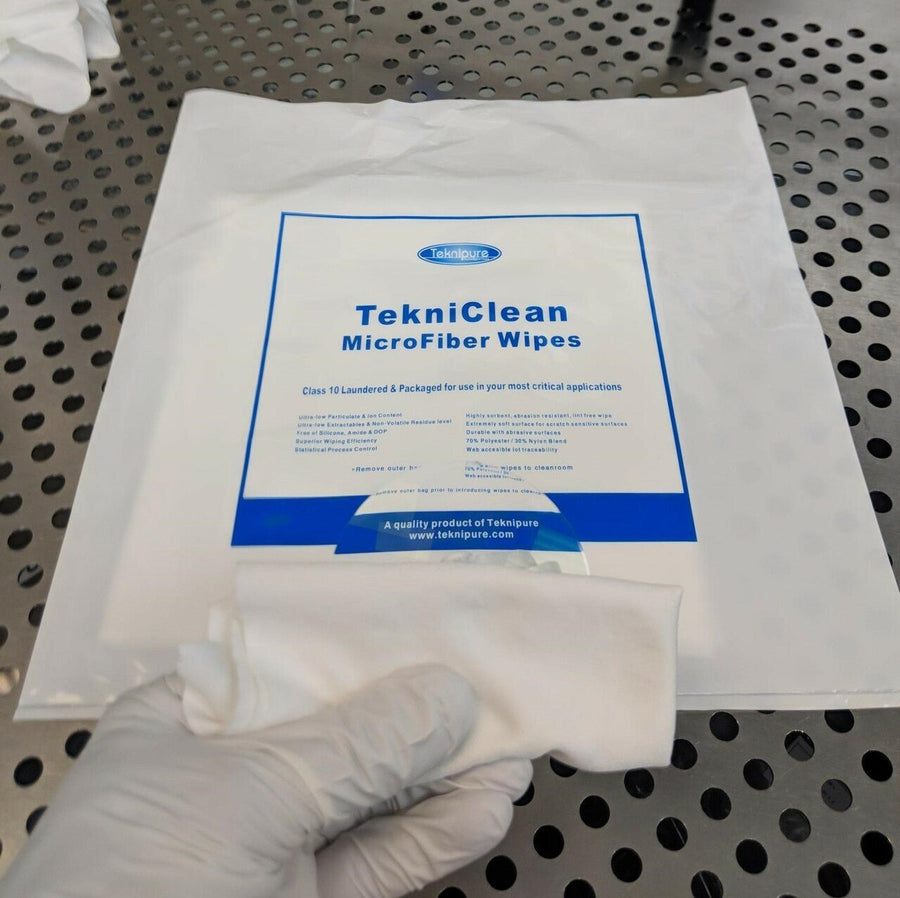 Teknipure TC2MFUW - 12, Laundered Mixed Weave Microfiber Wiper, 12 in x 12 in, Case of 1000 MTESolutions
