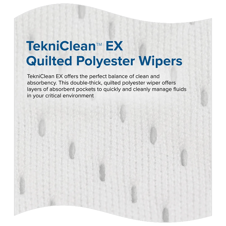 Teknipure Tekniclean TC3PB3 - 99, Polyester Knit Wiper, Quilted 2 - Ply, 9 in x 9 in, Case of 800 MTESolutions