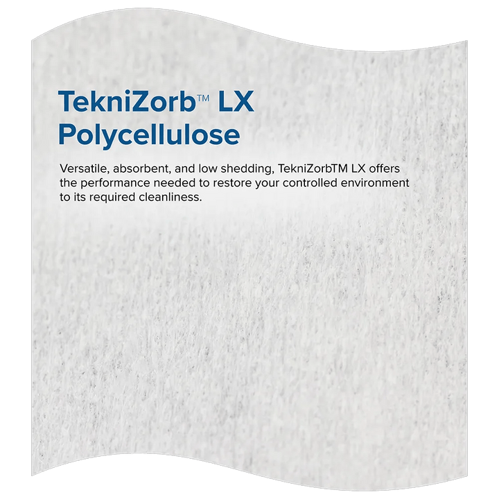 Teknipure TekniZorb TS1MPI70 - 911, Meltblown Polypropylene Pre - saturated Wiper, 70%/30%, 9 x 11, Case of 1200 MTESolutions