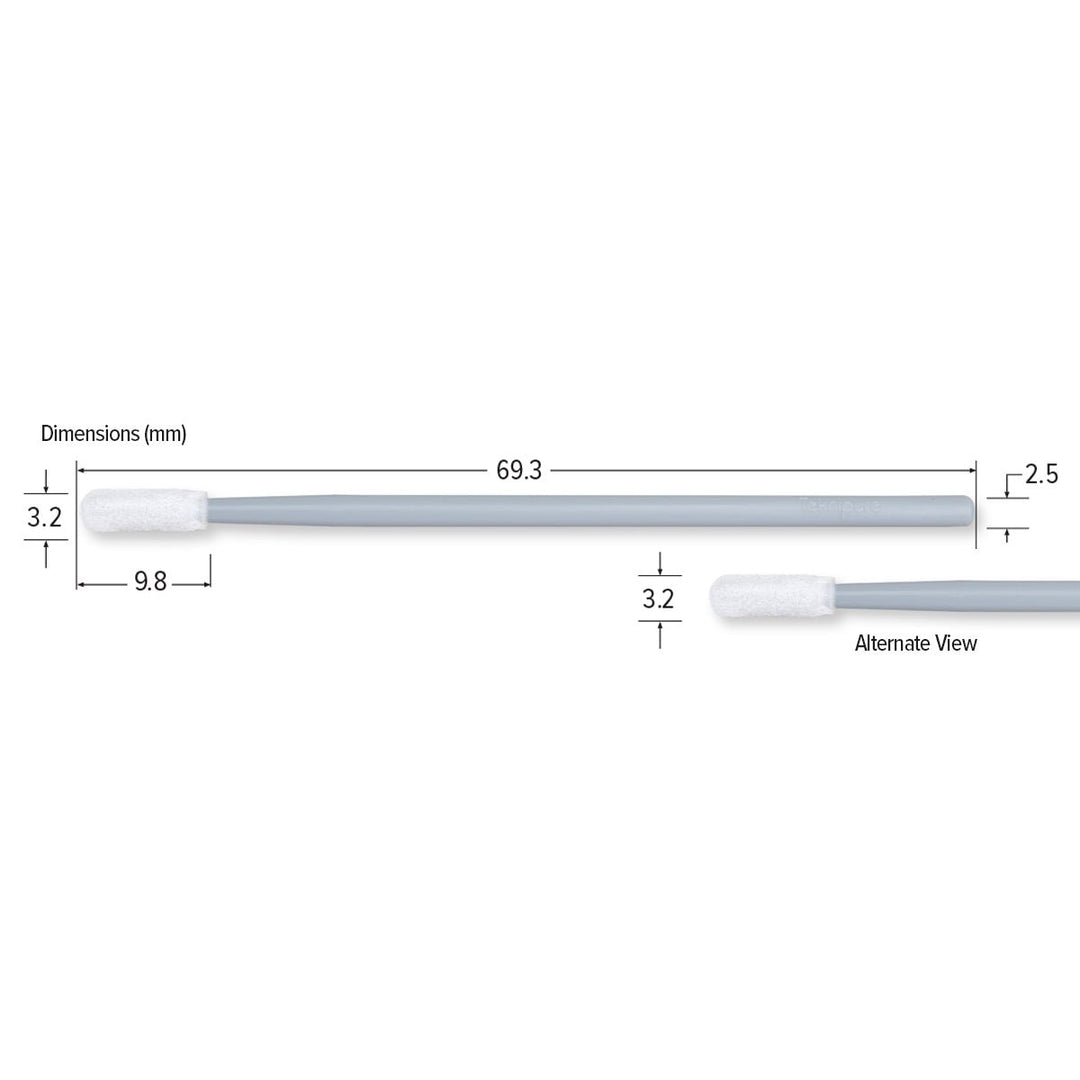 Teknipure TKS506E, TekniSwab Small Foam ESD Swab, 2.728 in, 2500 per case MTESolutions