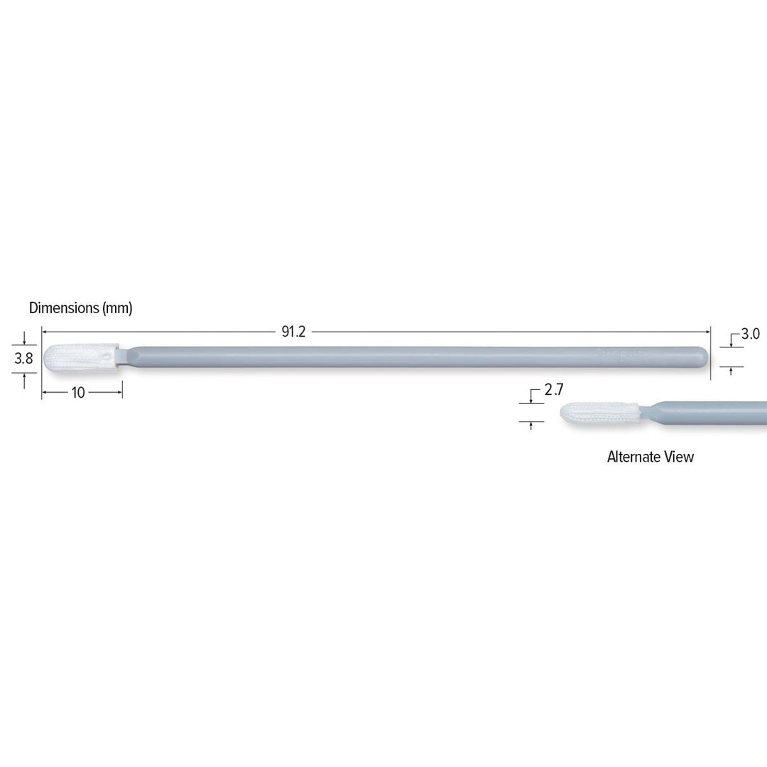 Teknipure TKS508E, Tekniswab Small Microfiber Woven ESD Swab, 3.591 in, 2500 per case MTESolutions