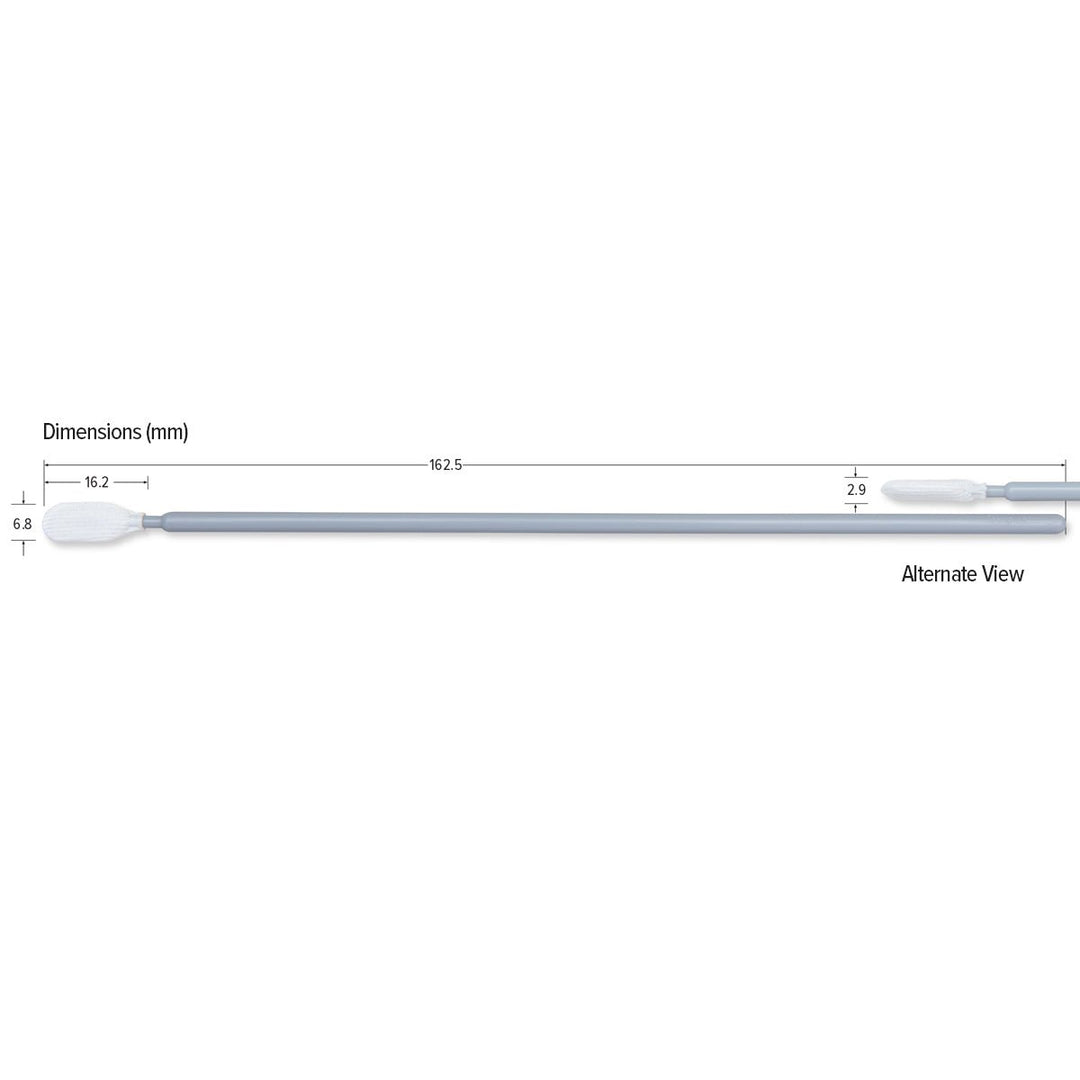 Teknipure TKS510E, Tekniswab Medium Head Polyester ESD Swab with Long Handle, 6.398 in, 1000 per case MTESolutions
