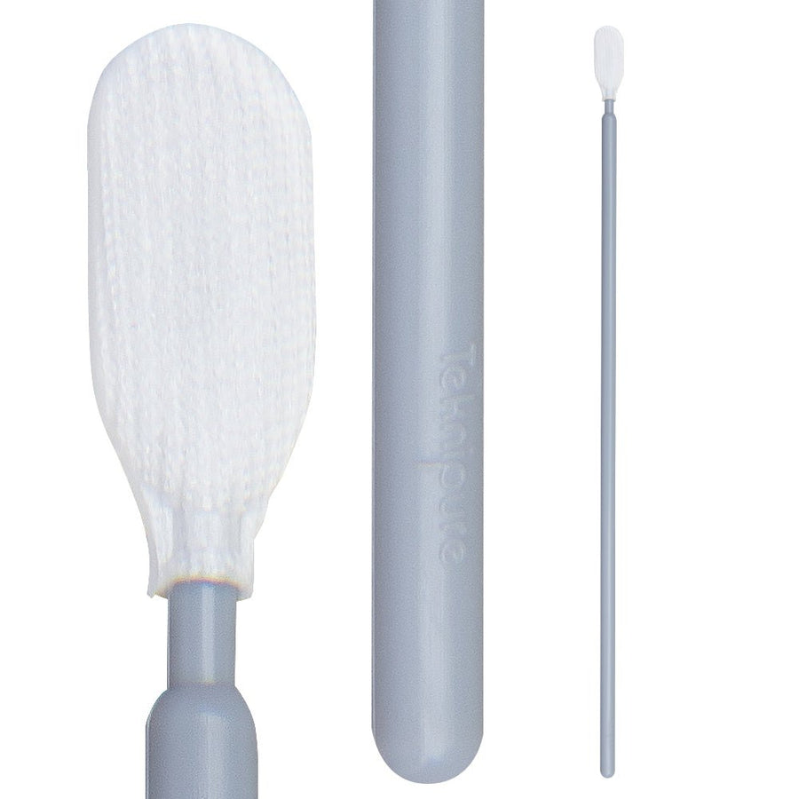 Teknipure TKS510E, Tekniswab Medium Head Polyester ESD Swab with Long Handle, 6.398 in, 1000 per case MTESolutions