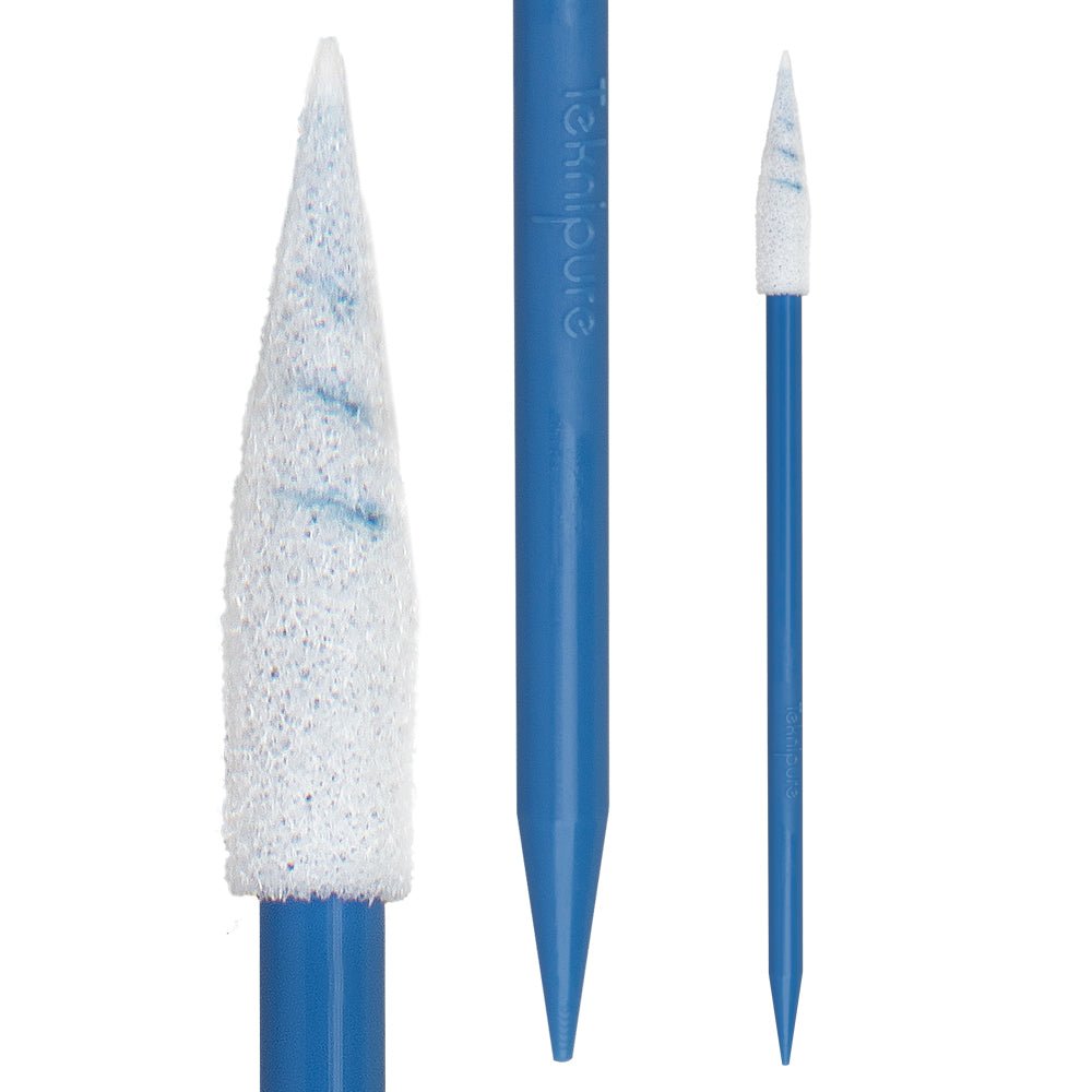 Teknipure TKS520F, Tekniswab Pointed Spiral Foam Dual End Swab, 2.614 in 2500 per case MTESolutions