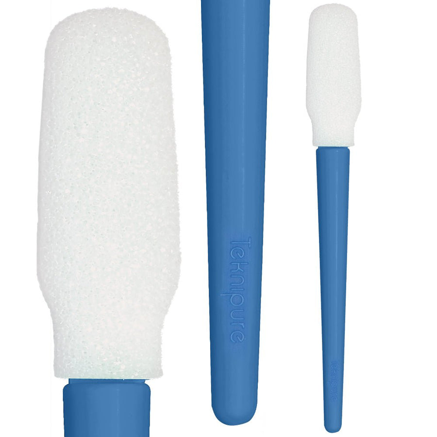 Teknipure TKS523F, TekniSwab Medium Foam Swab with cylindrical handle, 3.189 in, 1000 per case MTESolutions