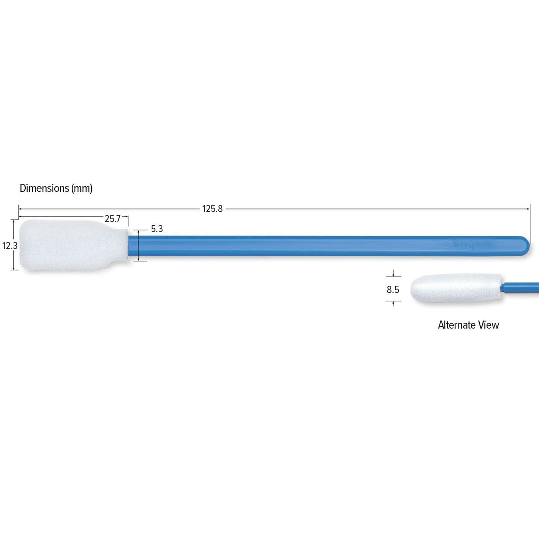 Teknipure TKS526F, Tekniswab Rectangular Head Foam Swab, 4.953 in MTESolutions