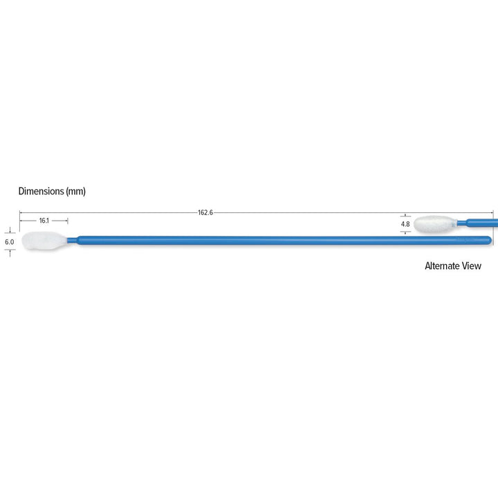 Teknipure TKS529F, Tekniswab Medium Head Foam Swab with Long Handle, 6.402 in, 1000 per case MTESolutions