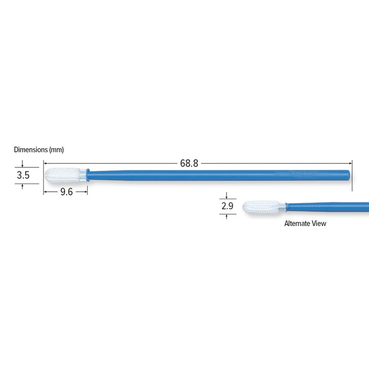 Teknipure TKS550P Tekniswab Polyester Small Swab, 2.709 in, 2500 per case MTESolutions