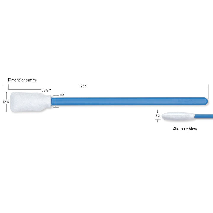 Teknipure TKS571MDF, Tekniswab Microdenier over Foam Rectangular Head Swab, 4.996 in 1000 per case MTESolutions
