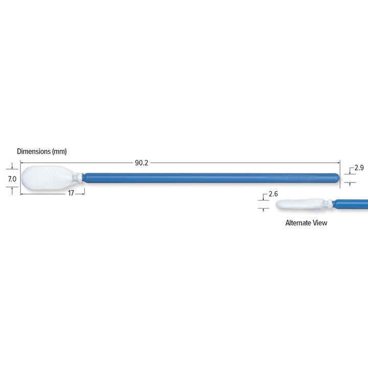 Teknipure TKS582MW, TekniSwab Microfiber Woven Medium Swab, 3.551 in MTESolutions