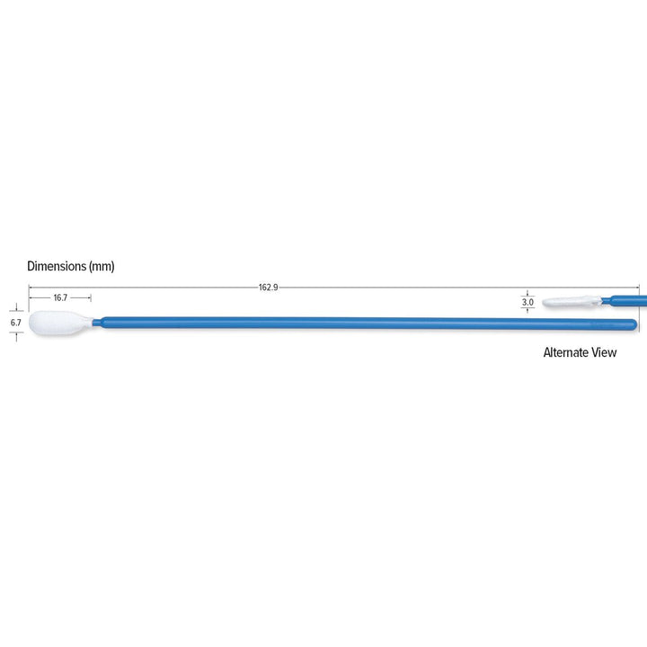 Teknipure TKS584MW Tekniswab Microfiber Woven Medium Head Swab with long handle, 6.413 in, 1000 per case MTESolutions