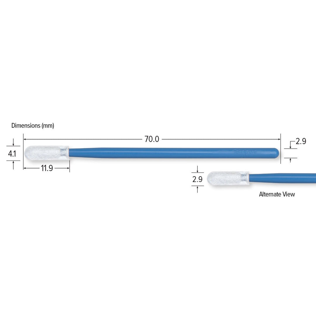 Teknipure TKS600MN, TekniSwab Microfiber Nonwoven Small Swab, 2.756 in, 2500 per case MTESolutions
