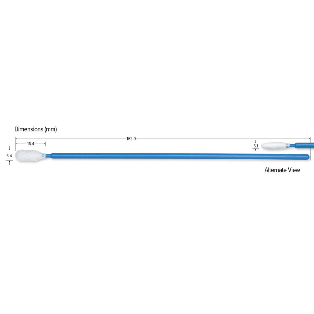 Teknipure TKS601MN, TekniSwab Microfiber Nonwoven Rectangular Head Swab, 5.004 in MTESolutions