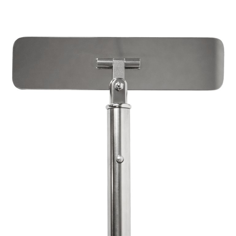 Teknipure TM-QP258-SS, Micromop Stainless Steel Frame & Aluminum Handle, 1/Each Teknipure MTESolutions