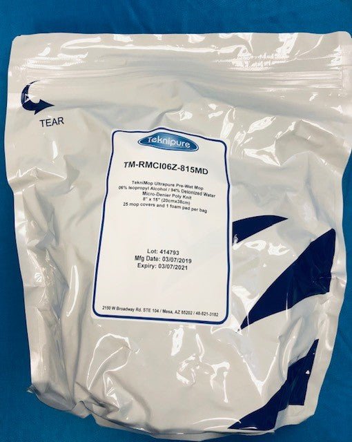 Teknipure TM - RMCI06Z - 815MD, Mop Cover Replacement, Case of 150 MTESolutions
