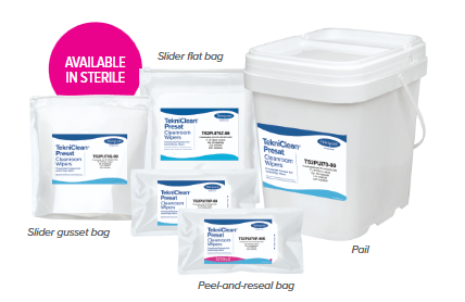 Teknipure TS2PUI09R - 99 TekniClean Presat Polyester Knit Wipe Refill, 9% IPA/91% DIW, 9"x9" Case of 600 MTESolutions